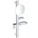 IS-Beauty-Bar-Accessoires-Kombi-Alu-S700-mit-Spiegel-d200mm-Silver-BD589SI gallery number 1